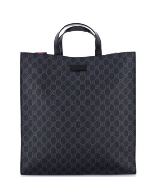 Pre-Owned Gucci Tall Convertible Soft Open Tote GG Coated Canvas