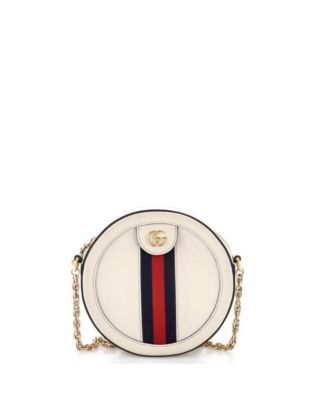 Gucci Mini Ophidia кожаная сумка через плечо б/у