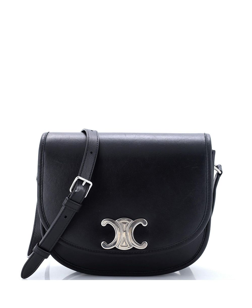 Pre-Owned Celine Medium Besace Triomphe Shoulder Bag Leather