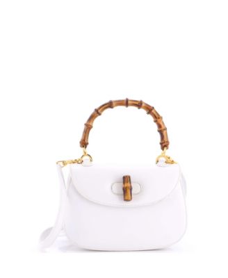 Сумка Pre-Owned Gucci Small Bamboo 1947 Top Handle Bag Leather