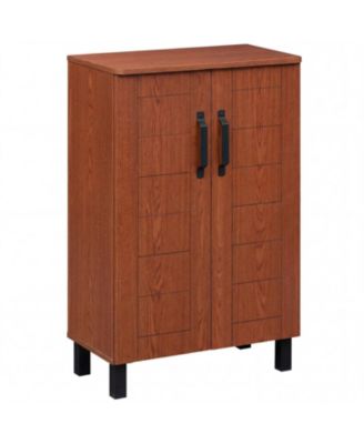Slickblue Freestanding 5-Tier Shoe Rack Cabinet for Entryway and Closet Storage