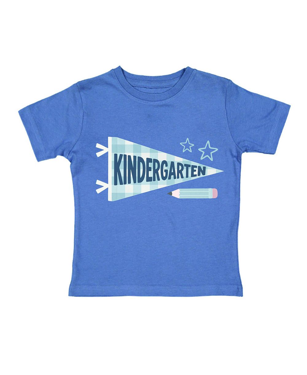 Sweet Wink Toddler Boys Kindergarten Pennant Short Sleeve T-Shirt
