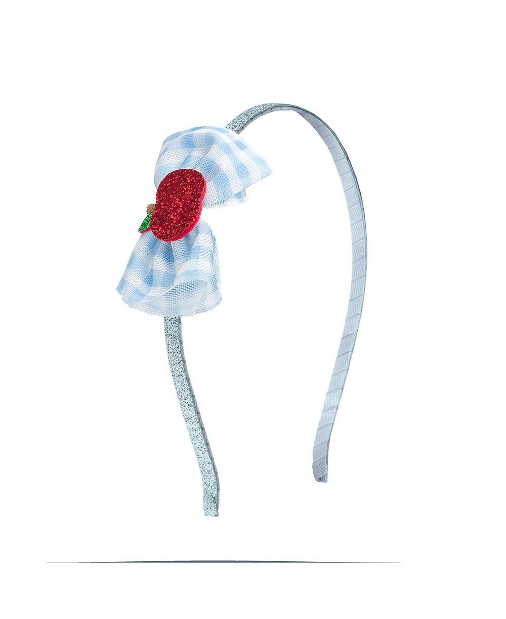 Повязка на голову Sweet Wink Apple Gingham Tulle Bow для девочек