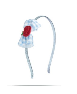 Повязка на голову Sweet Wink Apple Gingham Tulle Bow для девочек