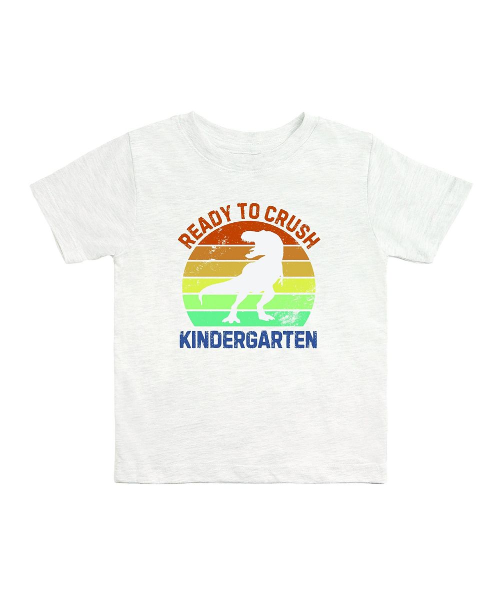 Sweet Wink Toddler Boys Ready to Crush Kindergarten Short Sleeve T-Shirt