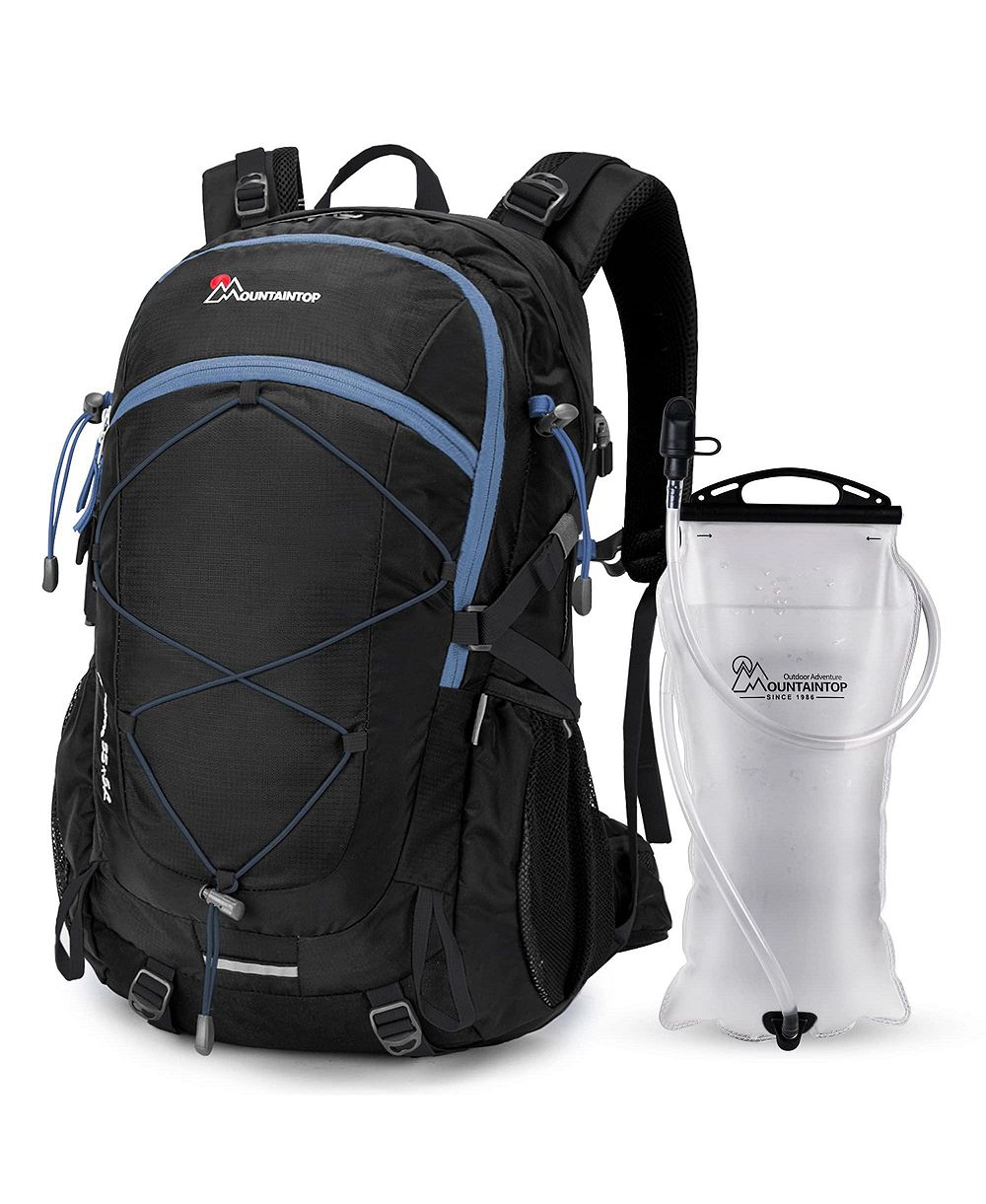 MOUNTAINTOP 40 Liter Hiking Backpack with 3 Liter Hydration Bladder for Men Women Camping Climbing