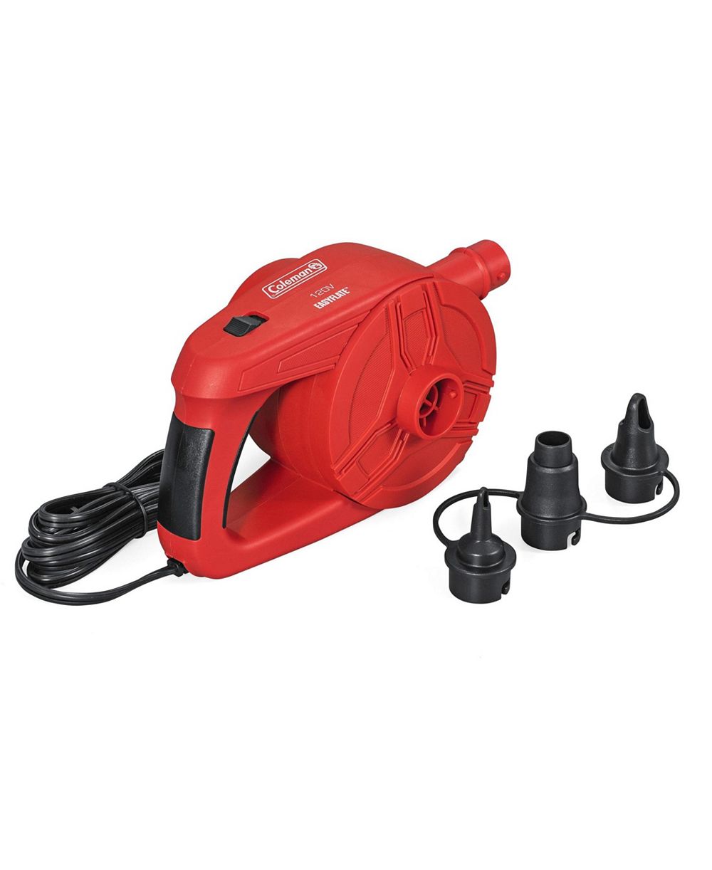 Электрический насос Coleman EasyFlate 120V AC с 3 адаптерами