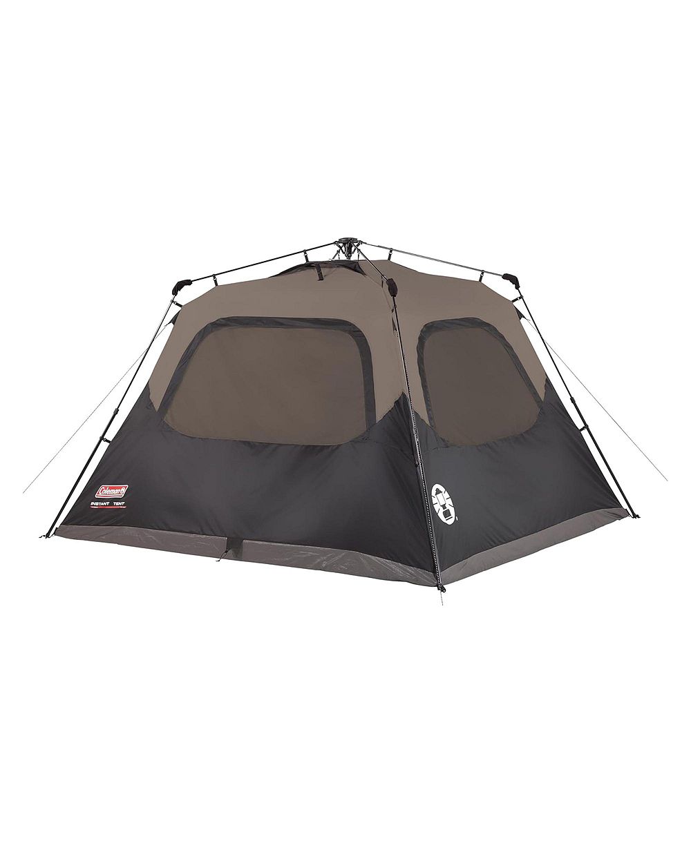 Coleman Instant Camping Tent, Large Durable Shelter with Poles and Carry Bag