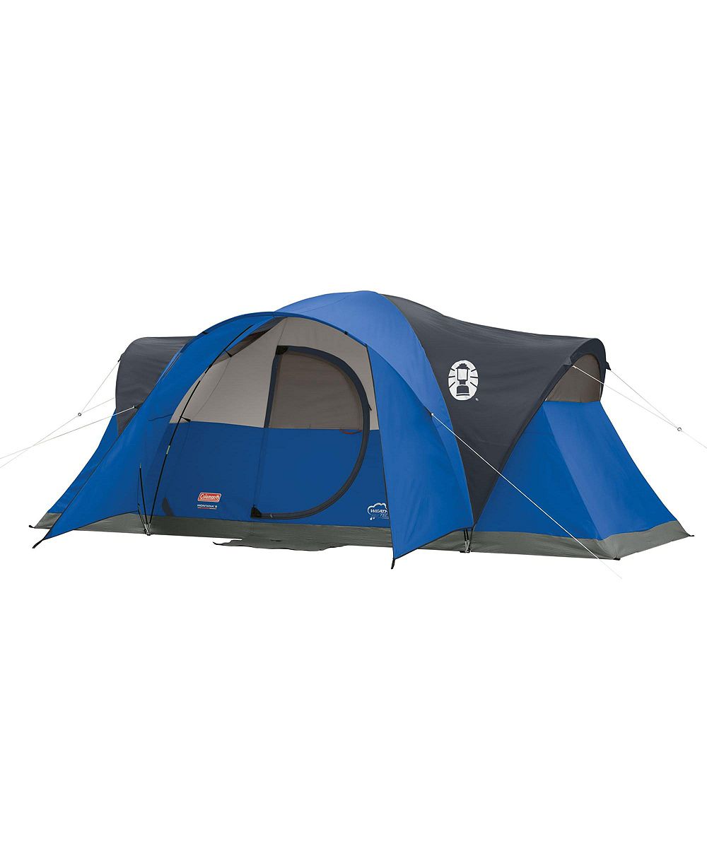 Coleman Montana 8-Person Camping Tent, Family Tent w/ Rainfly and E-Port