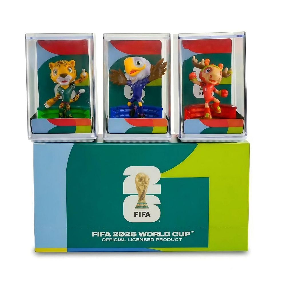 FIFA 2026 World Cup официальный набор фигурок маскотов, 3 шт, 6CM