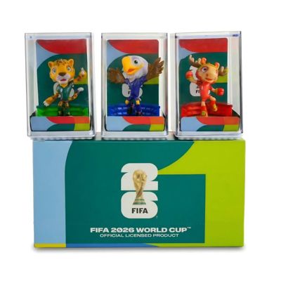 FIFA 2026 World Cup официальный набор фигурок маскотов, 3 шт, 6CM