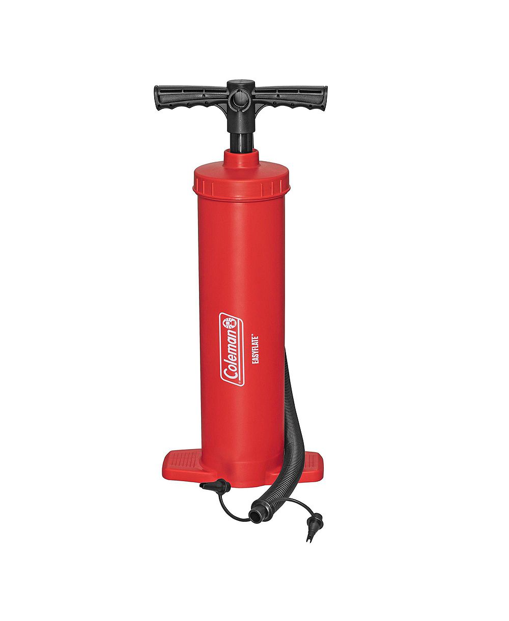 Coleman EasyFlate Dual-Action Manual Air Pump, Hand Pump Inflator with Adapters