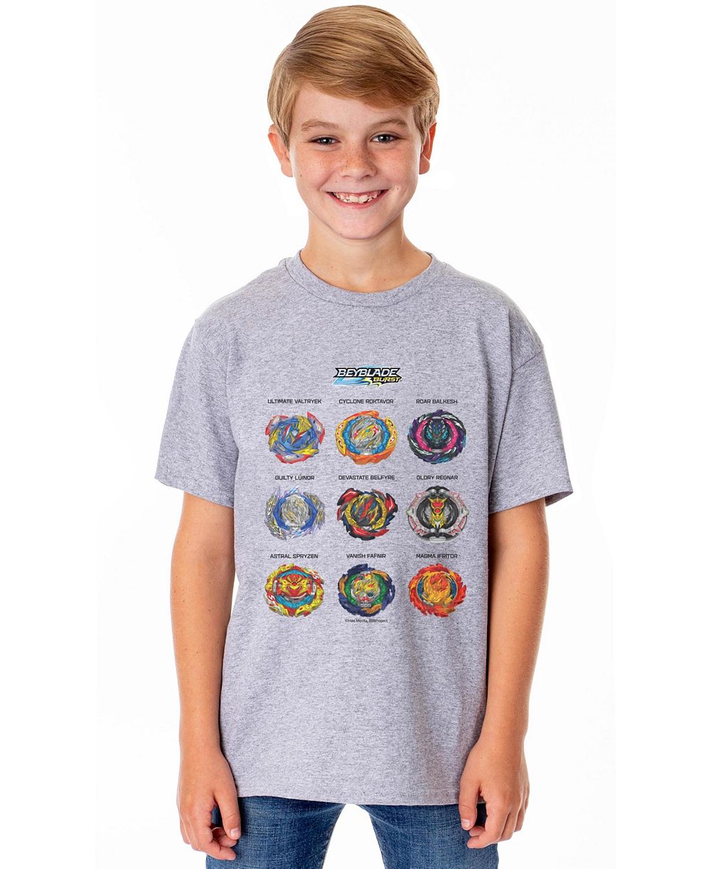 Beyblade Burst TV Show Series Unisex Boys' XS - XL Battle s Crewneck Kids T-Shirt