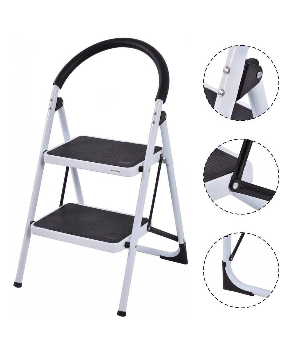 Стремянка-табурет Costway 2 Step Folding Heavy Duty 330Lbs