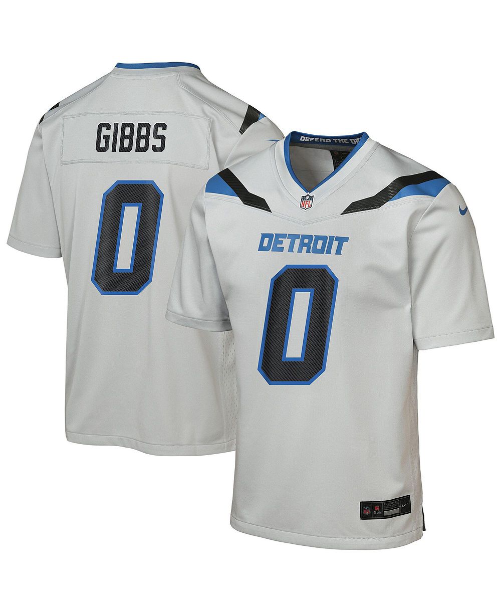 Nike игровая джерси Detroit Lions 2026 Rivalries Collection для мальчиков старшего возраста и девочек Silver Jahmyr Gibbs