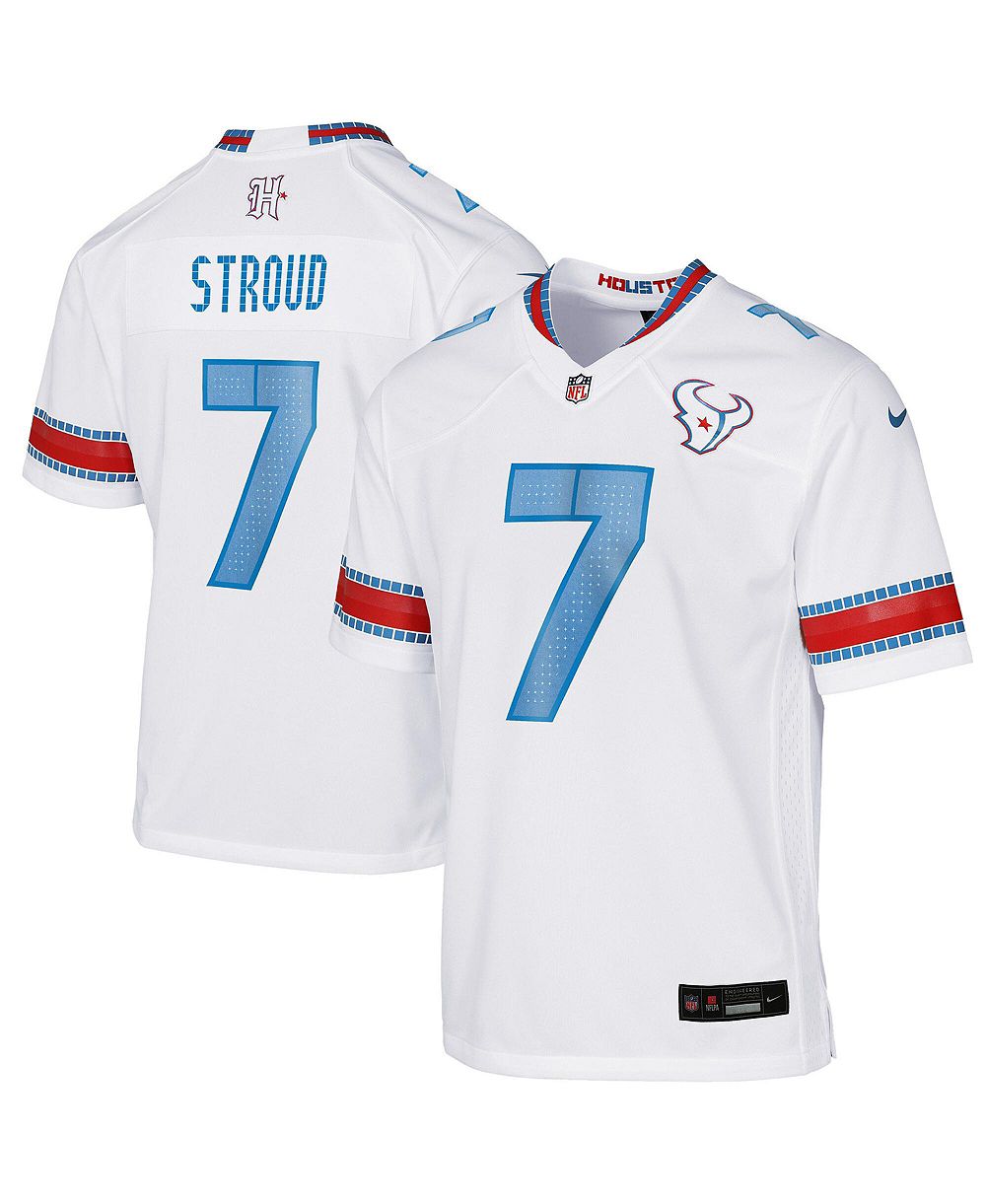 Детская игровая джерси Nike C.J. Stroud White Houston Texans 2026 Rivalries Collection
