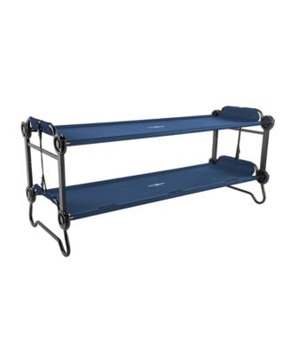 Disc-O-Bed Large Outdoor Convertible 2 Person Portable Camping Bunk Cots
