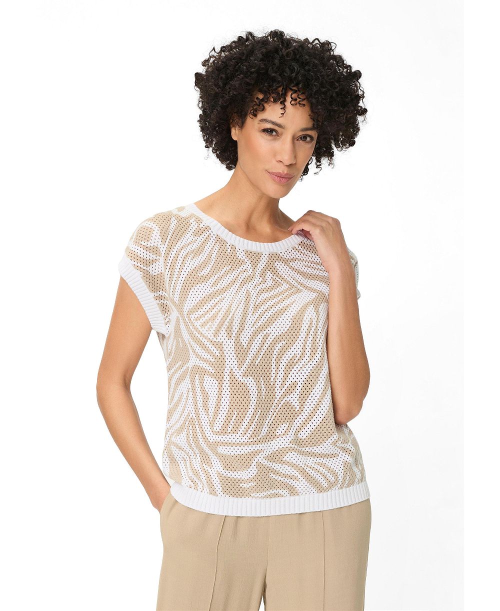 Женский свитер Olsen Ajour Knit Neo Zebra