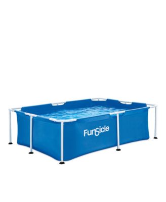 Funsicle 7' x 5' Above Ground Activity Lap Swimming Pool for Family and Kids