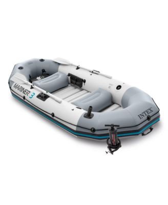 Intex Надувная лодка Mariner для 3 человек и комплект весел