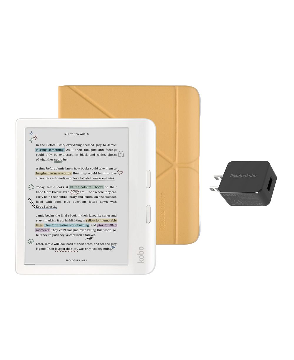 Электронная книга Kobo Libra Colour с чехлом SleepCover и комплектом AC