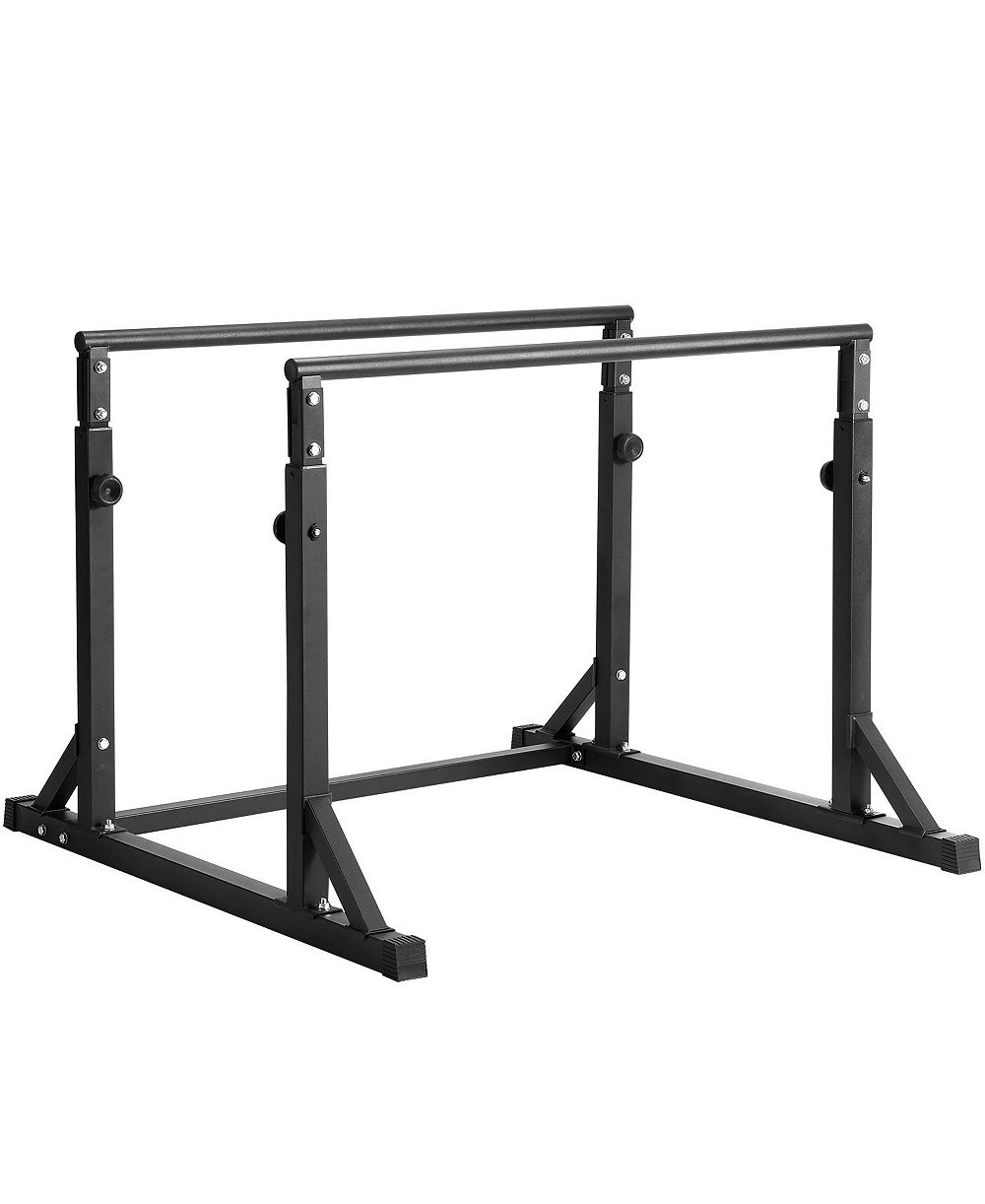 VEVOR Dip Bar Dip Stand Station 800 lbs Adjustable Height for Strength Training