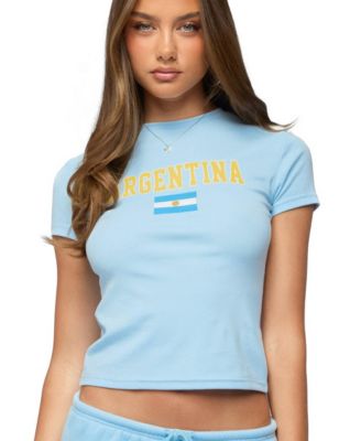 Edikted Women's Argentina T Shirt