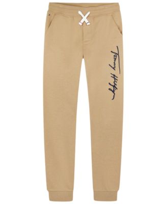 Tommy Hilfiger Детские джоггеры из хлопковой смеси с принтом Signature