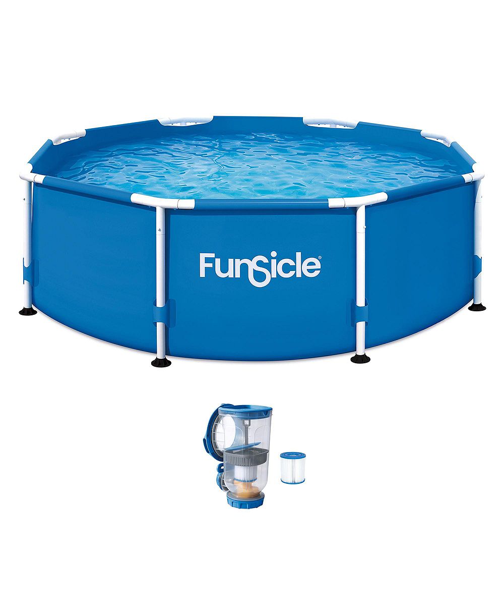 Набор для плавания Funsicle 8' x 30" Outdoor Activity Round Frame Above Ground Swimming Pool Set