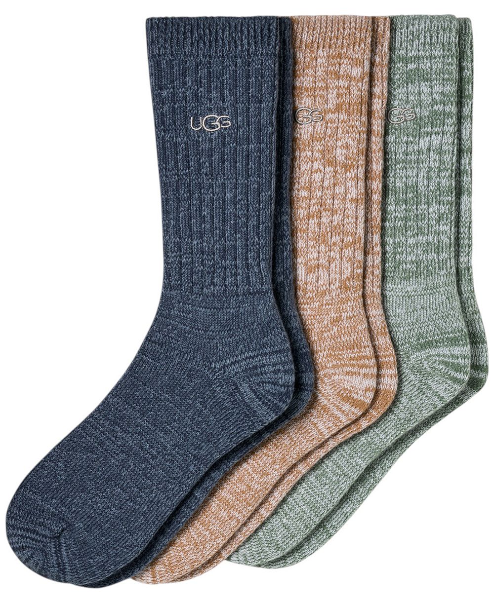 Мужские носки с рифленым манжетом, 3 шт., UGG