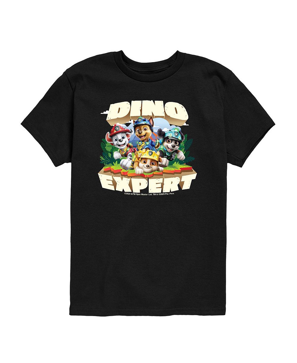Paw Patrol Детская футболка Dino Expert Pups с коротким рукавом