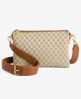 Сумка через плечо Style & Co Checkered Soft Knit Double Comp