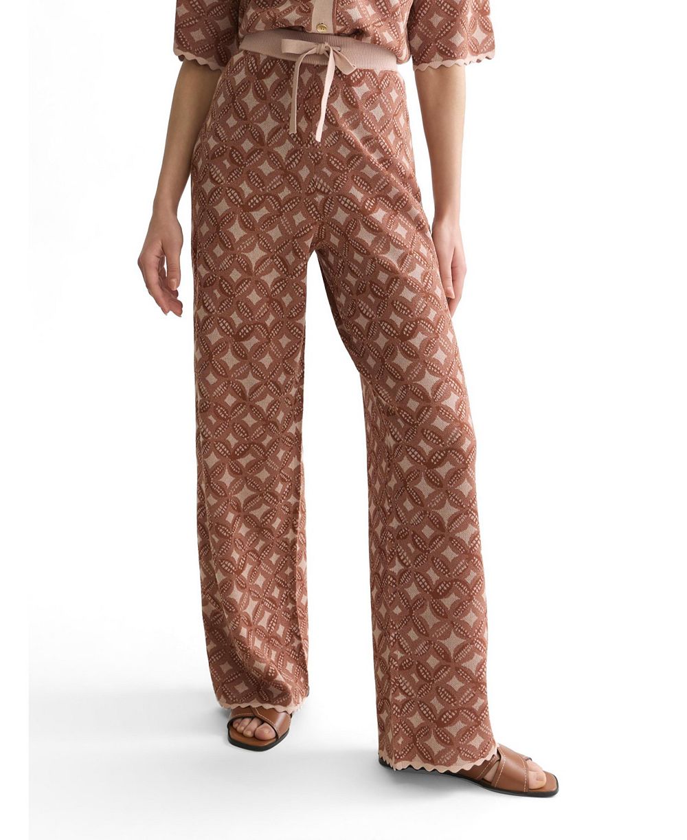 Женские брюки SCOTCH & SODA Jacquard Knitted Relaxed-Fit
