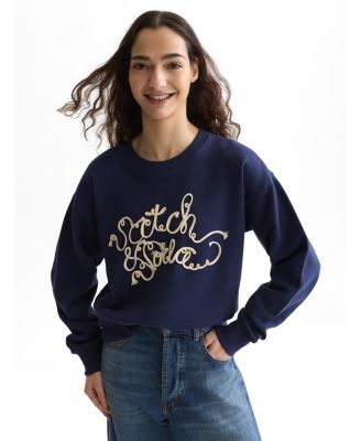 Женская толстовка SCOTCH & SODA Ribon Embroidery Loose-Fit