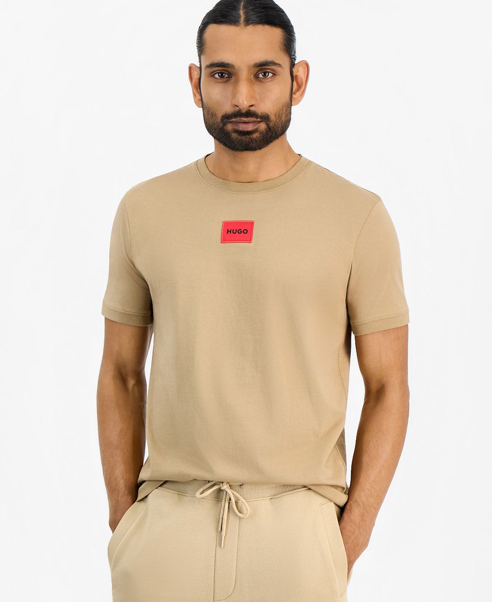 Мужская футболка HUGO by Hugo Boss Diragolino Ribbed Crewneck