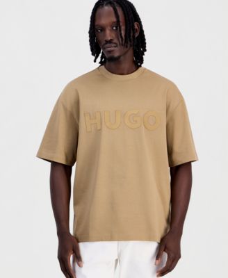 Мужская футболка HUGO by Hugo Boss Dinkee с логотипом, свободный крой