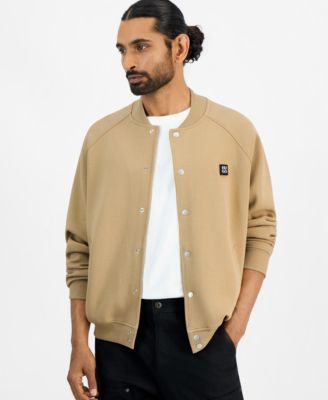 HUGO by Hugo Boss Мужской Dabin Regular-Fit Ribbed Bomber Jacket