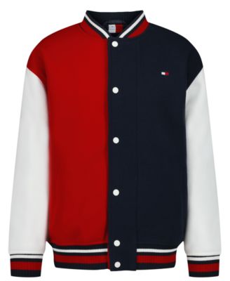 Tommy Hilfiger Детская бомбер-куртка в полоску с цветовым блоком