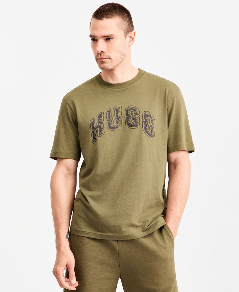 HUGO by Hugo Boss Men's Nerpient Graphic Crewneck T-Shirt