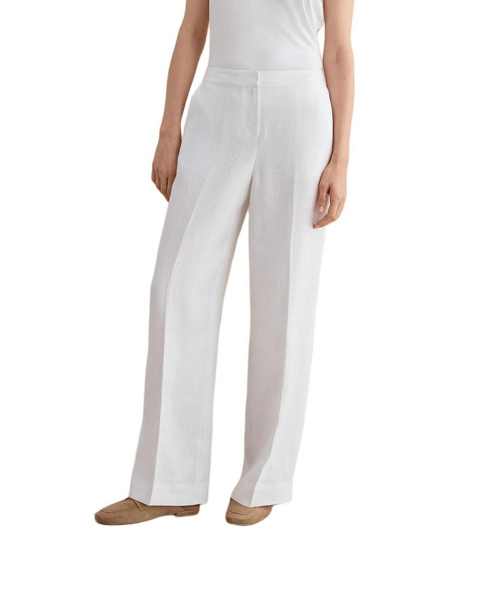 Hobbs London Женский Alessia High-Waist Linen Trousers