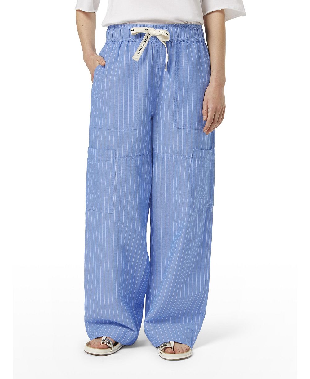 Женские брюки SCOTCH & SODA Noa High-Rise Wide-Leg Cargo