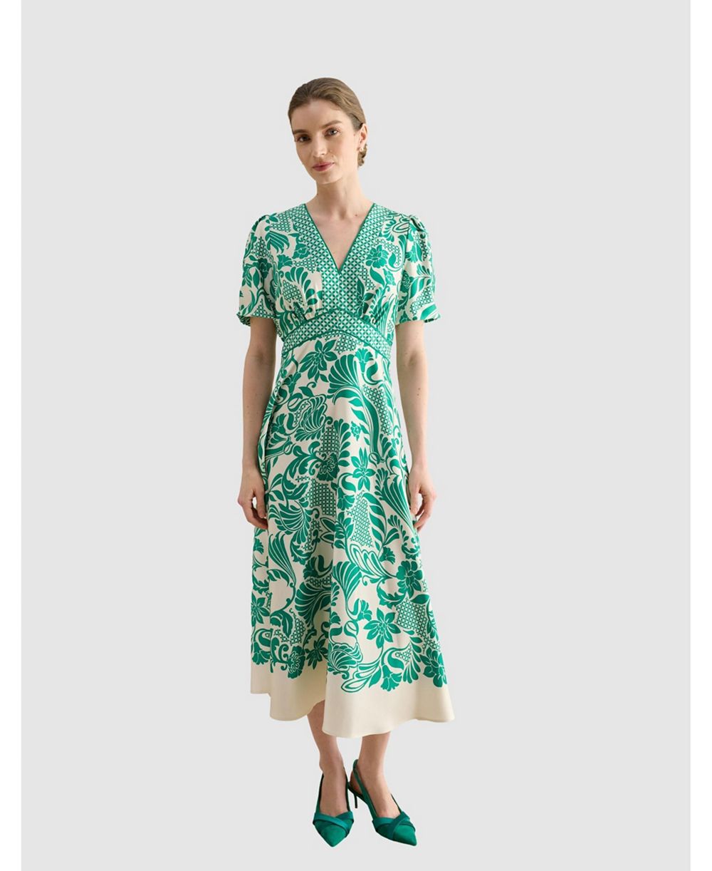 Платье Hobbs London Trelissick V-Neck Fit Flare