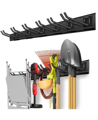 XDOVET Wall Organizer Rails Hooks Tool Holder Garden Rack