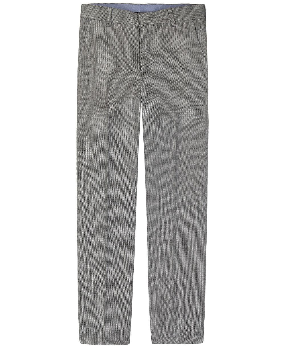 Tommy Hilfiger Boys' 8-20 Brushed Herringbone Straight-Leg Pants