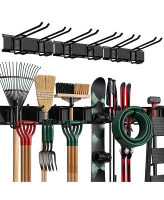 XDOVET Tool Rack Wall Mount Organizer Hooks Storage Holder