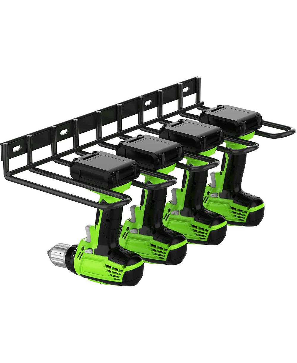 XDOVET Power Tool Organizer Wall Mount Drill Holder Heavy Duty Rack