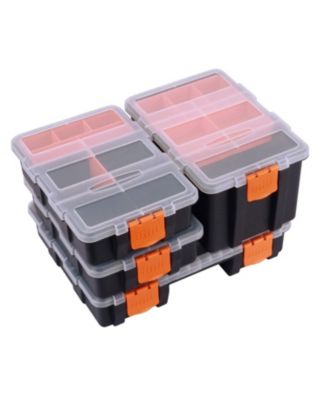 XDOVET Hardware Parts Storage Box 4-Piece Set
