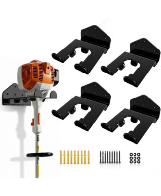 XDOVET Trimmer Rack Rubber Coating Weed Eater Hanger Tool Holder Organizer Hooks Garden Power Tool Chainsaw Leaf Blower Hedge
