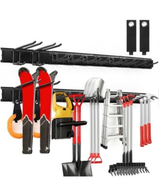 XDOVET Wall Mount Storage Rack Organizer Garden Tool Holder