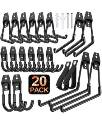 XDOVET Heavy Duty Steel Wall Mount Hangers for Ladder Bike Tools